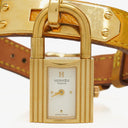 Hermes Kelly Leather Gold Plated Watch