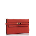 Hermès Kelly Longue Wallet In Rose Jaipur Epsom Leather