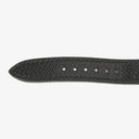 Hermes Kelly Noir Courchevel Leather Gold Plated Watch