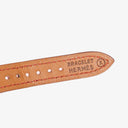Hermes Kelly Rouge Courchevel Leather Silver-Tone Watch