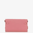 Hermes Kelly To Go Wallet Epsom Rose Confetti With Palladium Hardware