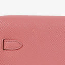 Hermes Kelly To Go Wallet Epsom Rose Confetti With Palladium Hardware