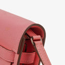 Hermes Kelly To Go Wallet Epsom Rose Confetti With Palladium Hardware