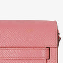 Hermes Kelly To Go Wallet Epsom Rose Confetti With Palladium Hardware