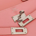 Hermes Kelly To Go Wallet Epsom Rose Confetti With Palladium Hardware