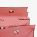 Hermes Kelly To Go Wallet Epsom Rose Confetti With Palladium Hardware