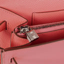 Hermes Kelly To Go Wallet Epsom Rose Confetti With Palladium Hardware