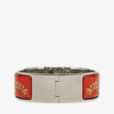 Hermes Loquet Bangle Red And Silver Quartz Watch L01.110