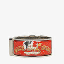 Hermes Loquet Bangle Red And Silver Quartz Watch L01.110