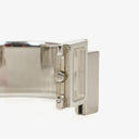 Hermes Loquet Bangle Red And Silver Quartz Watch L01.110