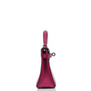 Hermes Mini Kelly Sellier Chevre Mysore Rose Pourpre Purple With Palladium Hardware