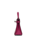 Hermes Mini Kelly Sellier Chevre Mysore Rose Pourpre Purple With Palladium Hardware