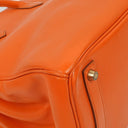 Hermes Orange Swift Leather HAC Birkin 32 With Gold Hardware