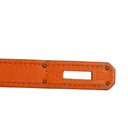 Hermes Orange Swift Leather HAC Birkin 32 With Gold Hardware
