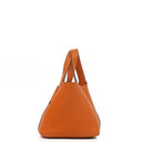 Hermès Picotin 18 PM Taurillon Clemence Orange Bucket Bag