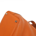 Hermès Picotin 18 PM Taurillon Clemence Orange Bucket Bag