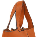 Hermès Picotin 18 PM Taurillon Clemence Orange Bucket Bag