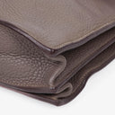 Hermes Sac a Depeches Gris Tourterelle Clemence Leather Palladium Plated 38cm Briefcase Bag