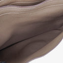 Hermes Sac a Depeches Gris Tourterelle Clemence Leather Palladium Plated 38cm Briefcase Bag
