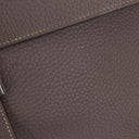Hermes Sac a Depeches Gris Tourterelle Clemence Leather Palladium Plated 38cm Briefcase Bag