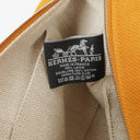Hermes Small Bride-A-Brac Pouch Ochre Canvas