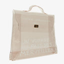 Hermes Souvenir De L'Exposition Transparent Vinyl Kelly Bag