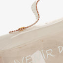 Hermes Souvenir De L'Exposition Transparent Vinyl Kelly Bag
