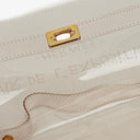 Hermes Souvenir De L'Exposition Transparent Vinyl Kelly Bag