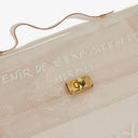 Hermes Souvenir De L'Exposition Transparent Vinyl Kelly Bag