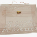Hermes Souvenir De L'Exposition Transparent Vinyl Kelly Bag