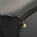 Hermès Vintage Kelly 35 Sellier Black Box Calf Gold Hardware