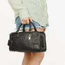 Loewe Amazona 28 Black Leather Handbag