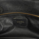 Loewe Amazona 28 Black Leather Handbag