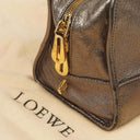 Loewe Amazona 28 Bronze Metallic Calfskin Handbag