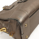 Loewe Amazona 28 Bronze Metallic Calfskin Handbag