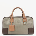 Loewe Amazona 28 Metallic Calfskin Handbag