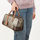 Loewe Amazona 28 Metallic Calfskin Handbag