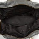 Loewe Amazona 35 Anagram Grey Metallic Calfskin Handbag