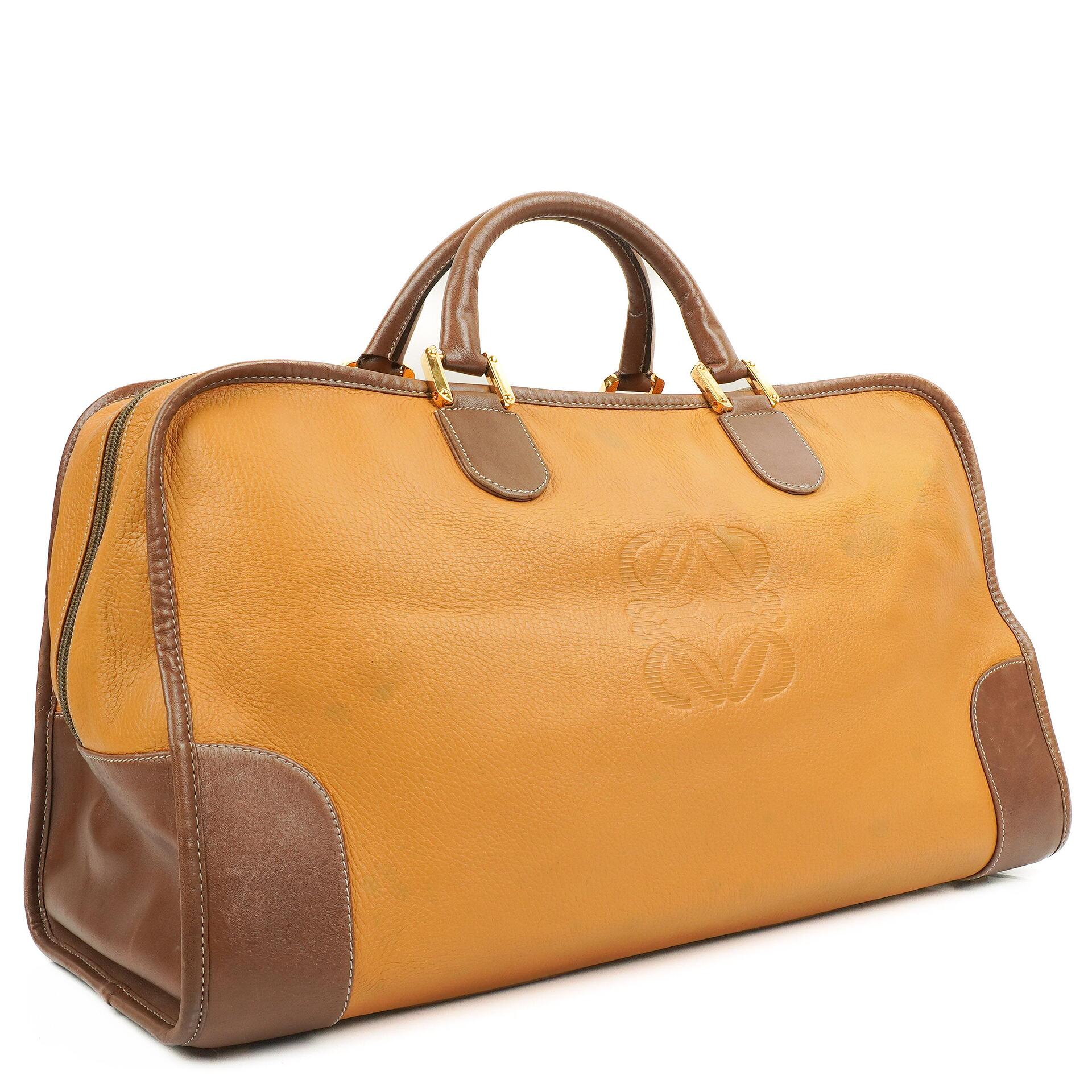 Loewe Amazona Leather Travel Handle Bag