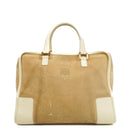 Loewe Amazona Suede Calfskin Handle Bag