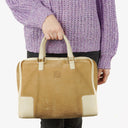 Loewe Amazona Suede Calfskin Handle Bag