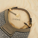Loewe Anagram Canvas New Road Hobo Bag