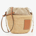 Loewe Anagram Paula's Ibiza Pochette Raffia Crossbody Bag