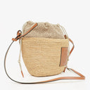 Loewe Anagram Paula's Ibiza Pochette Raffia Crossbody Bag