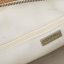 Loewe Boston Brown and White Leather Bag