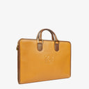 Loewe Brown Leather Anagram Breifcase