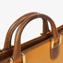 Loewe Brown Leather Anagram Breifcase