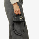Loewe Micro Amazona Anagram Black Leather Mini Bag