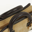 Loewe Micro Amazona In Beige Suede And Dark Brown Leather Mini Bag