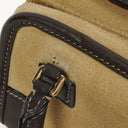 Loewe Micro Amazona In Beige Suede And Dark Brown Leather Mini Bag